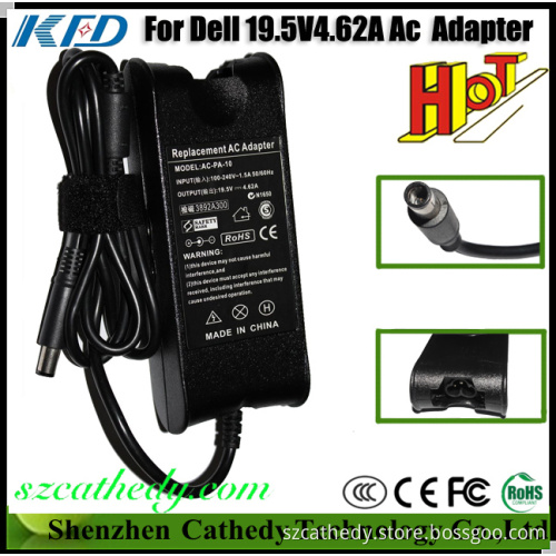 Laptop Adapter for DELL 19.5V4.62A PA-, CE CCC FCC SGS Passed